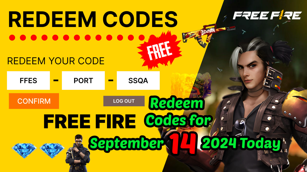 Free Fire Redeem Codes for September 14 2024 Today