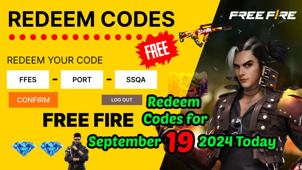 Free Fire Redeem Codes for September 19 2024 Today