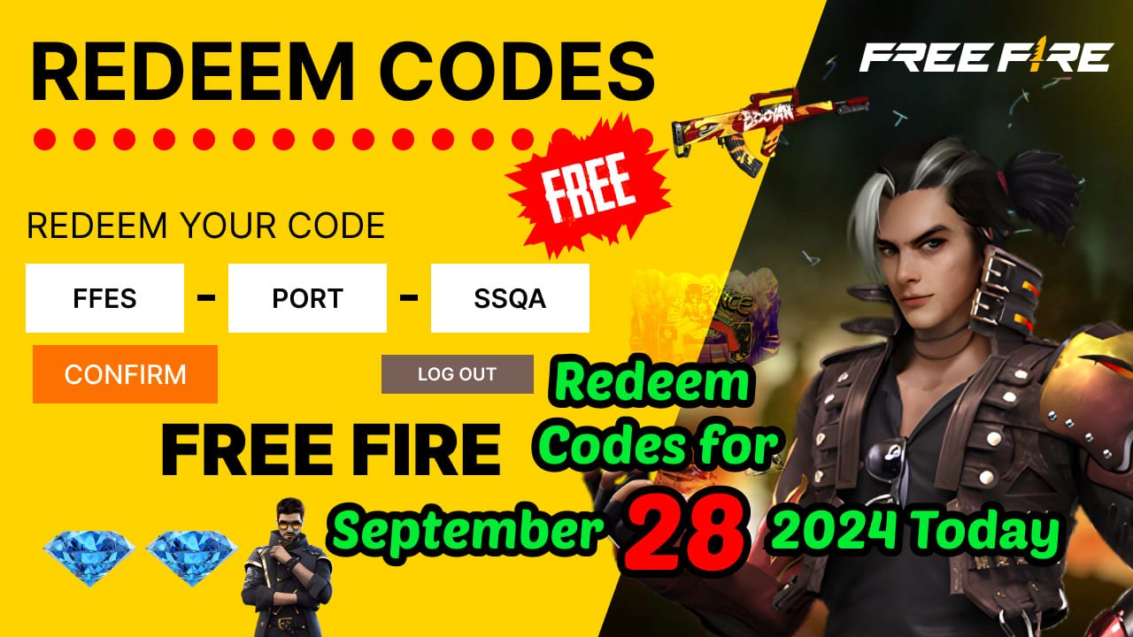 Free Fire Redeem Codes for September 28 2024 Today